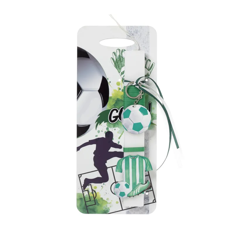 Ζήβας - Πασχαλινή Λαμπάδα Με Πλάτη, Ποδόσφαιρο Πράσινο 41-1188A