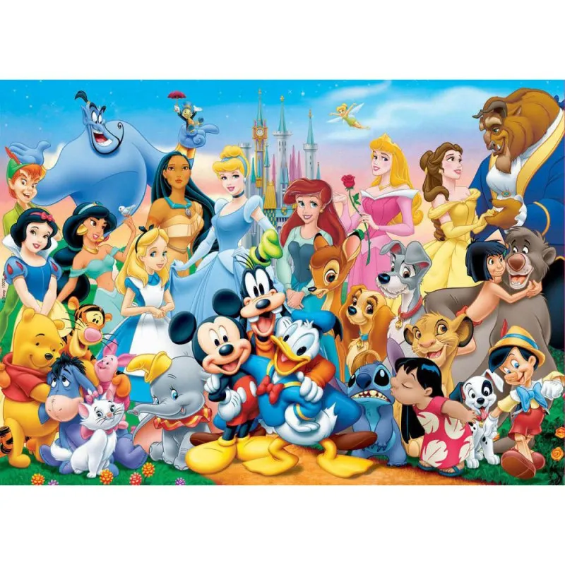 Educa - Puzzle Wooden, World Of Disney 100 Pcs 12002