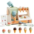 Top Bright - Montessori Ice Cream Boutique – Ξύλινο Σετ Παγωτατζίδικο 121203
