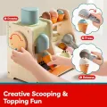 Top Bright - Montessori Ice Cream Boutique – Ξύλινο Σετ Παγωτατζίδικο 121203