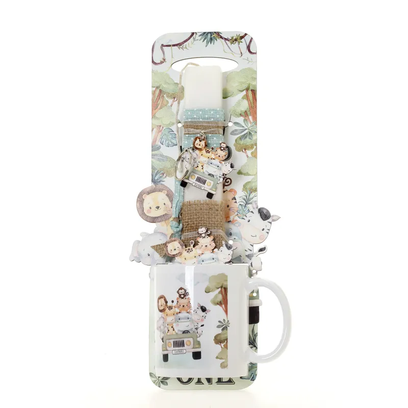 Ζήβας - Πασχαλινή Λαμπάδα Με Πλάτη Και Κούπα, Τζιπ Σαφάρι 41-1261K