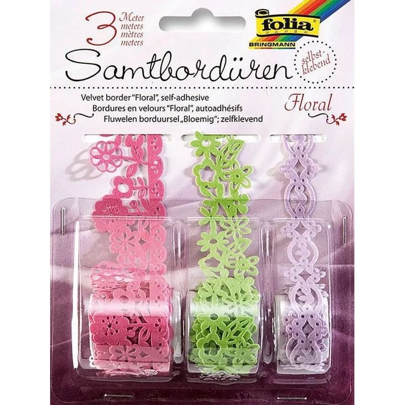 Folia - Αυτοκόλλητες Δαντέλες, Floral 12703