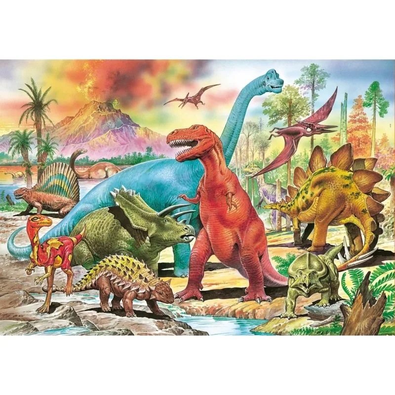 Educa - Puzzle, Dinosaurs 100 Pcs 13179