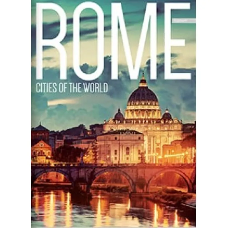 Ilijanum - Τετράδιο Ριγέ Καρφίτσα A5 15Χ21εκ. 52φ. Cities Of The World, Rome 132.0447