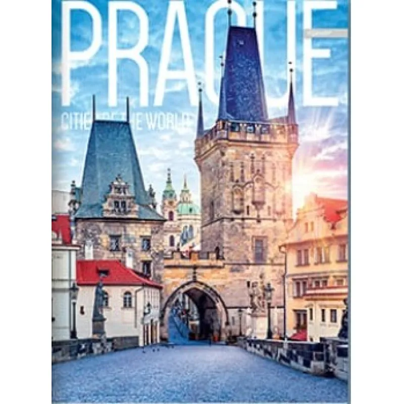 Ilijanum - Τετράδιο Ριγέ Καρφίτσα A5 15Χ21εκ. 52φ. Cities Of The World, Prague 132.0447