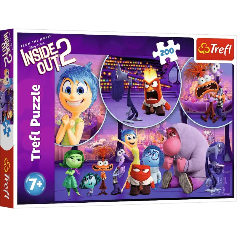 Trefl - Puzzle Inside Out 2, Children's Emotions 200 Pcs 13305