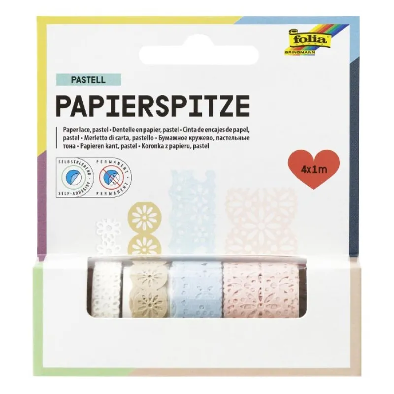 Folia - Αυτοκόλλητες Δαντέλες, Pastel 13803