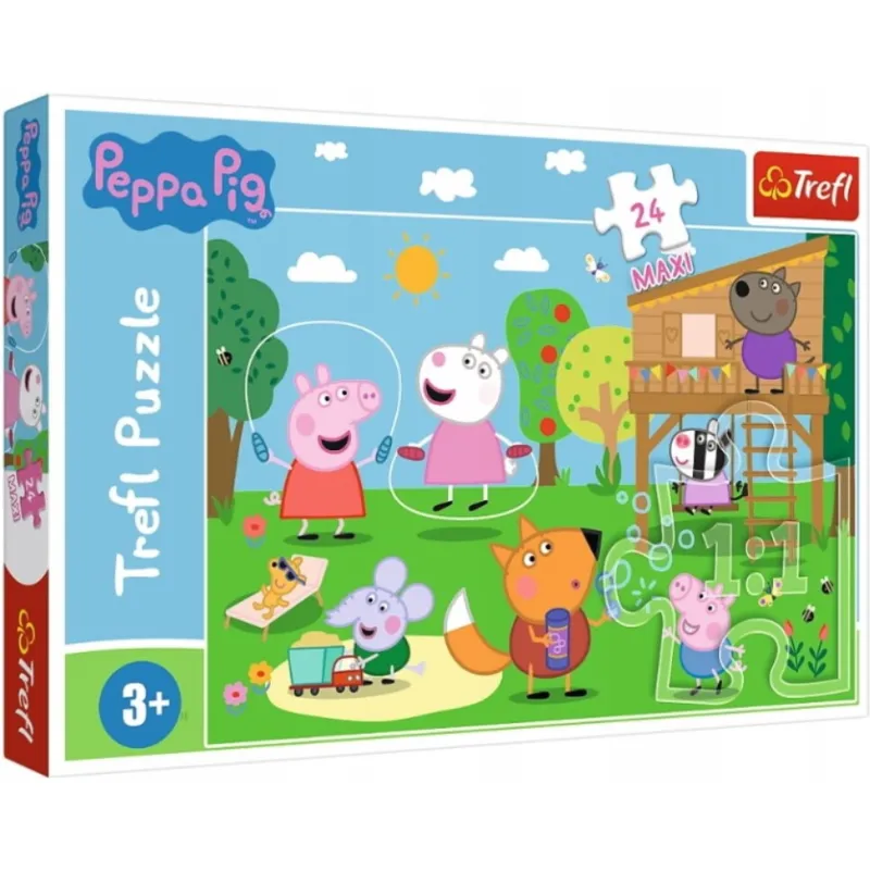 Trefl - Puzzle Maxi, Peppa Pig 24 Pcs 14342