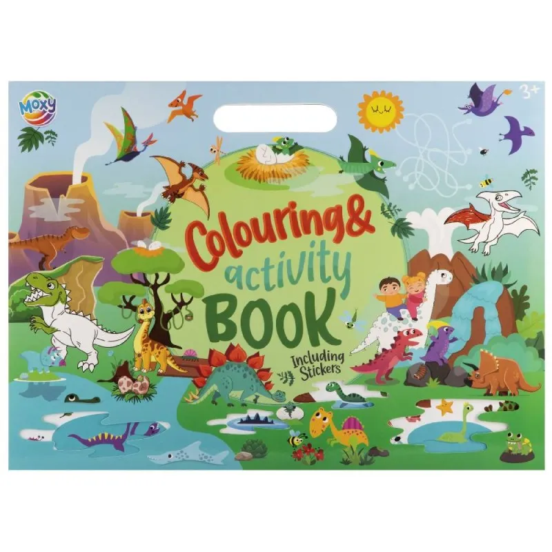Moxy - Colouring & Activity Book, Dino 150145