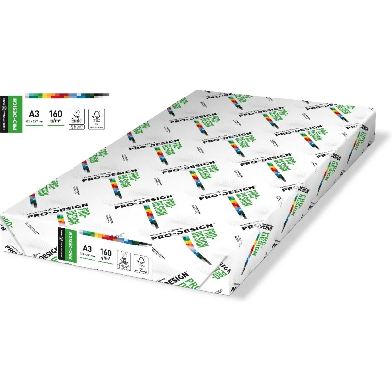 Sylvamo - Χαρτί Εκτύπωσης Pro-Design Λευκό A3 160gr 250 Φύλλα (1 Δεσμίδα) 15486