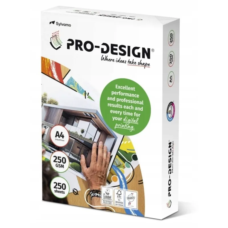 Sylvamo - Χαρτί Εκτύπωσης Pro-Design Λευκό A4 250gr 250 Φύλλα (1 Δεσμίδα) 15507