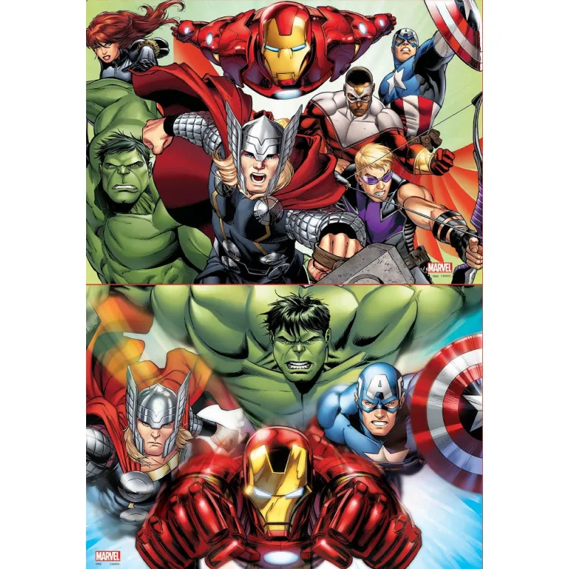 Educa - 2 In 1 Puzzle Avengers 48/48 Pcs 15932