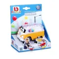 Bburago - Αυτοκινητάκι Volkswagen Poppin Samba Bus, Yellow 16-85109