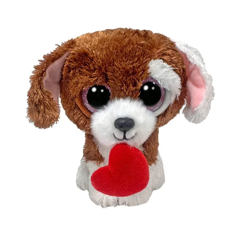 TY - Beanie Boos, Cuddles Χνουδωτός Σκύλος Με Καρδιά 15εκ 1607-37398