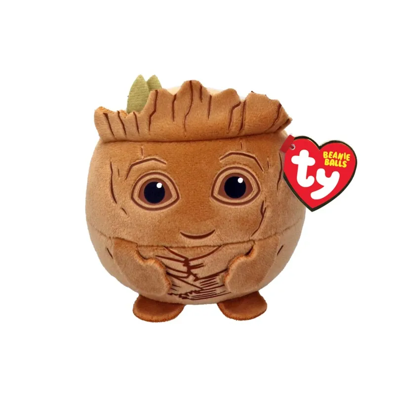 TY - Puffies, Groot Χνουδωτό Καφέ 1607-42563