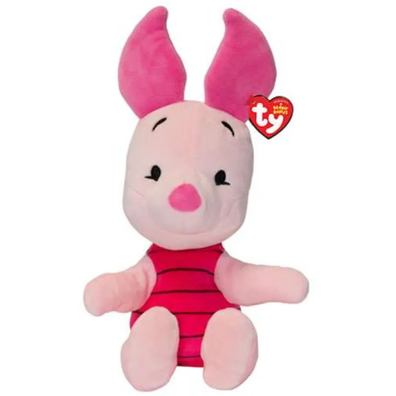 TY - Beanie Babies, Χνουδωτό Disney Winnie The Pooh Piglet 15εκ 1607-44040