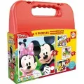 Educa - 4 In 1 Puzzle Progressive, Mickey Mouse 12/16/20/25 Pcs 16505