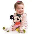 Clementoni - Βρεφικό Παιχνίδι Disney Baby Minnie Χνουδωτό-Κουδουνίστρα 17164