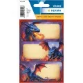 Herma - Ετικέτες Αυτοκόλλητες Τετραδίων, Dragons 9 Τμχ 1794