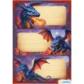 Herma - Ετικέτες Αυτοκόλλητες Τετραδίων, Dragons 9 Τμχ 1794