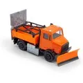 Bburago - Municipal Vehicle, Road Security With Snow Plough & Signal Board 18-32263