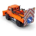 Bburago - Municipal Vehicle, Road Security With Snow Plough & Signal Board 18-32263