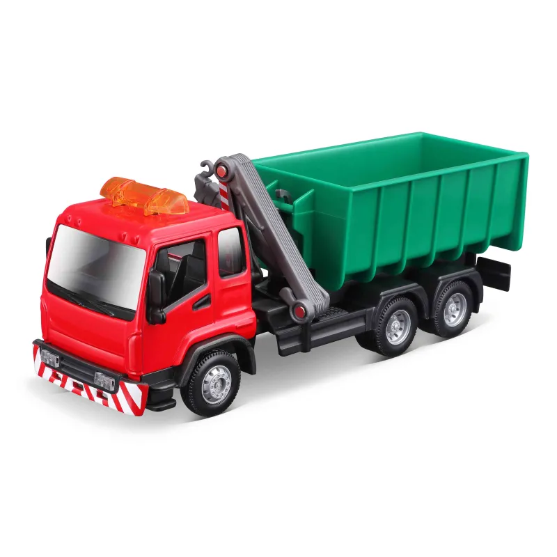 Bburago - Municipal Vehicle Truck Hooklift & Crane Truck 18-32264