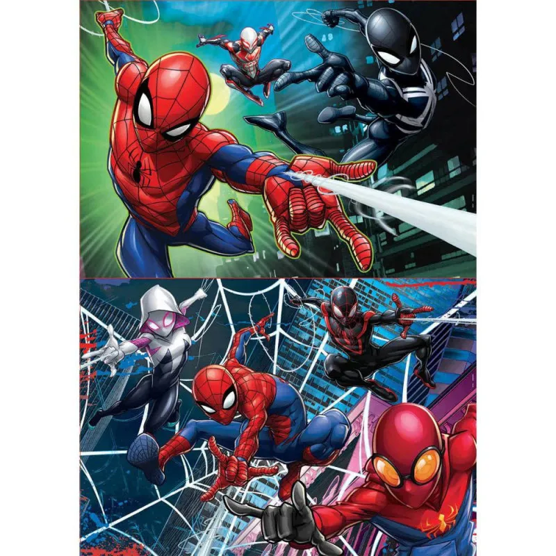 Educa - 2 In 1 Puzzle Spiderman 100/100 Pcs 18101