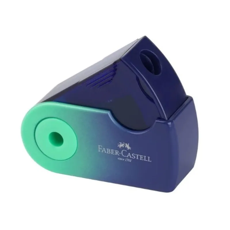 Faber Castell Ξύστρα Μονή - Sleeve Mini, Flow, Buzzing Blue 182776
