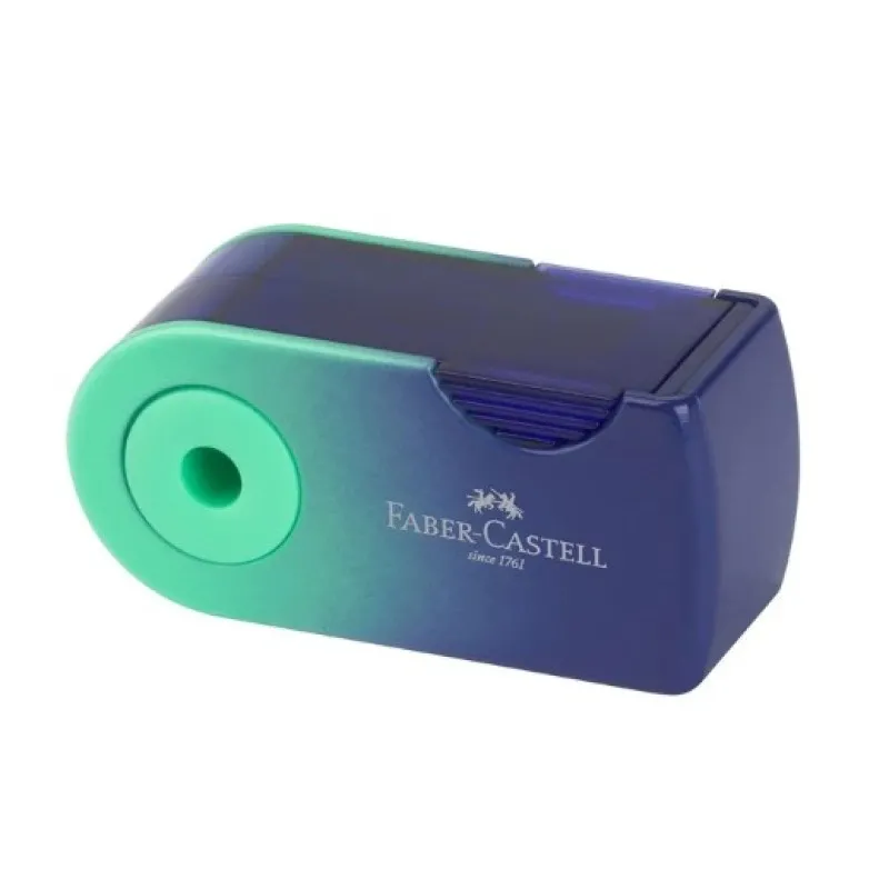 Faber Castell Ξύστρα Μονή - Sleeve Mini, Flow, Buzzing Blue 182776