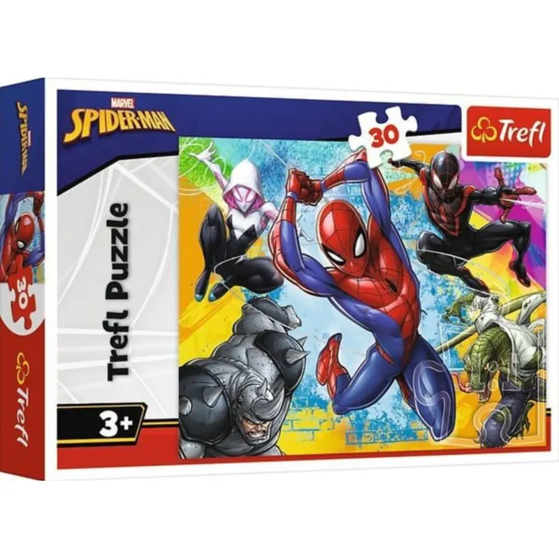Trefl - Puzzle Disney Marvel Spiderman Clubs 30 Pcs 18307