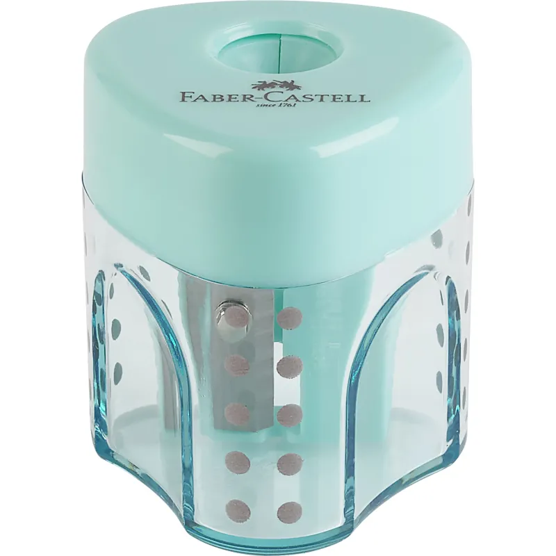 Faber Castell Ξύστρα - Μονή Grip Auto Mini, Turquoise 183405
