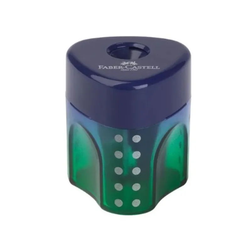 Faber Castell Ξύστρα - Μονή Grip Mini, Flow, Buzzing Blue 183471