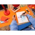 Faber Castell - Διπλός Ακρυλικός Μαρκαδόρος Multimark Mirror, 551 Chrome 185960