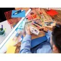 Faber Castell - Διπλός Ακρυλικός Μαρκαδόρος Multimark Mirror, 551 Chrome 185960