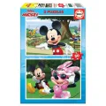 Educa - 2 In 1 Puzzle Mickey 20/20 Pcs 18884 Educa - 2 In 1 Puzzle Mickey 20/20 Pcs 18884