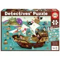 Educa - Puzzle, Pirates´ Boat "Detectives 50 Pcs 18896