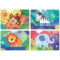Educa - My First 4 Puzzles, Jungle Animals 5/6/7/8 Pcs 18897