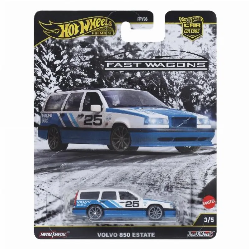 Mattel Hot Wheels – Car Culture Series, Volvo 850 Estate  (3/5) JBK68 (FPY86)