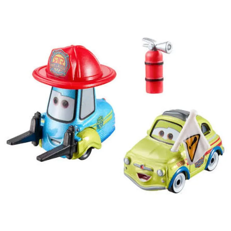 Mattel Cars - Radiator Springs Race & Rescue , Guido & Luigi JMX75 (JMX72)