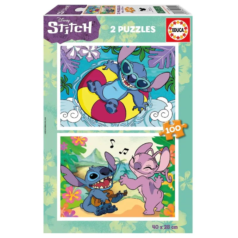 Educa - 2 In 1 Puzzle Stitch 100/100 Pcs 19998