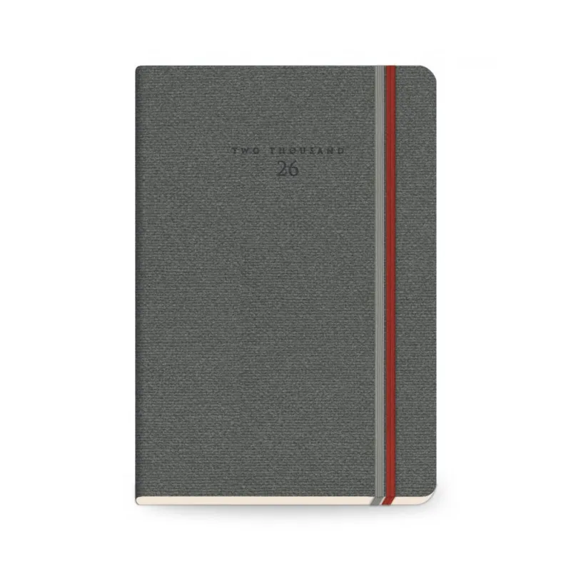 The Writing Fields - Ημερήσιο Ημερολόγιο Impressions 2026, Grey 14x21 20.00603