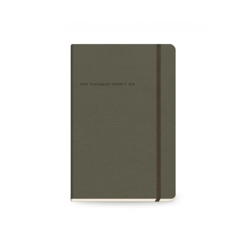 The Writing Fields - Ημερήσιο Ημερολόγιο Softline 2026, Cappuccino 14x21 20.02003