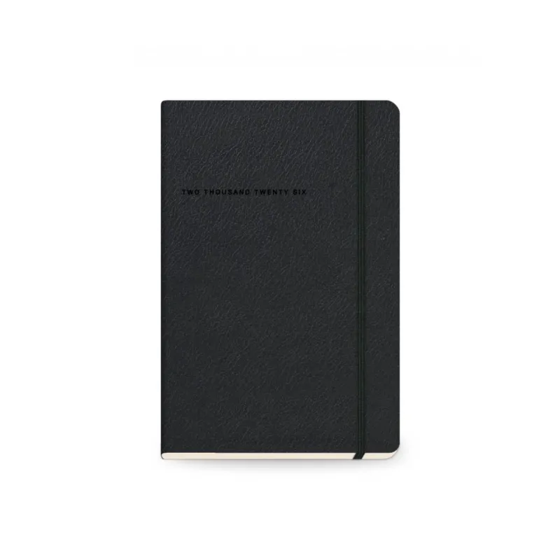 The Writing Fields - Ημερήσιο Ημερολόγιο Softline 2026, Black 14x21 20.02003