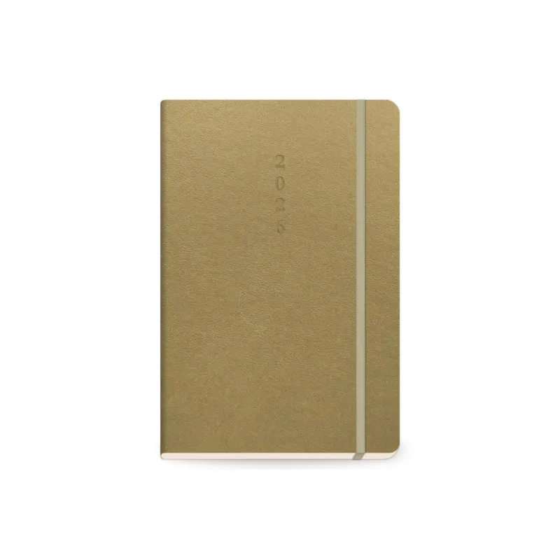 The Writing Fields - Ημερήσιο Ημερολόγιο Precious 2026, Gold 17x25 20.04902