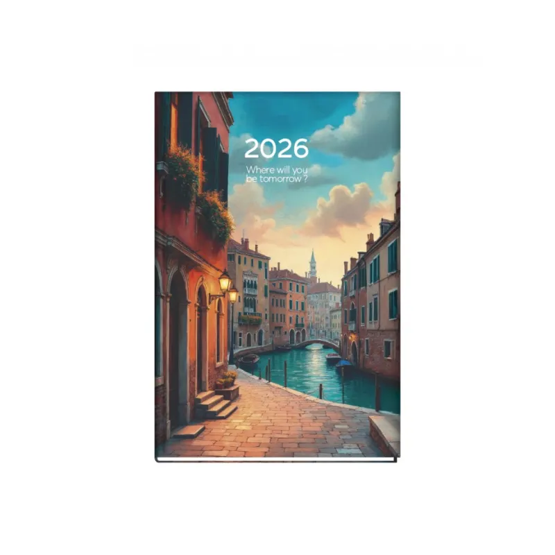 The Writing Fields - Ημερήσιο Ημερολόγιο Around The World 2026, Venice 14x21 20.11153