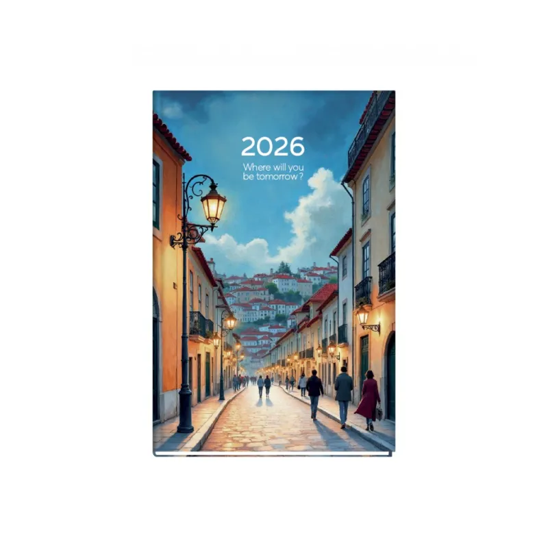 The Writing Fields - Ημερήσιο Ημερολόγιο Around The World 2026, Lisbon 14x21 20.11153