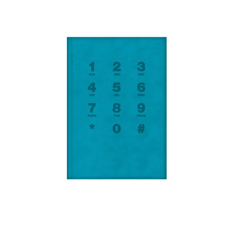 The Writing Fields - Τηλεφωνικό Ευρετήριο Πυρογραφικό 11x17, Turquoise 20.71004