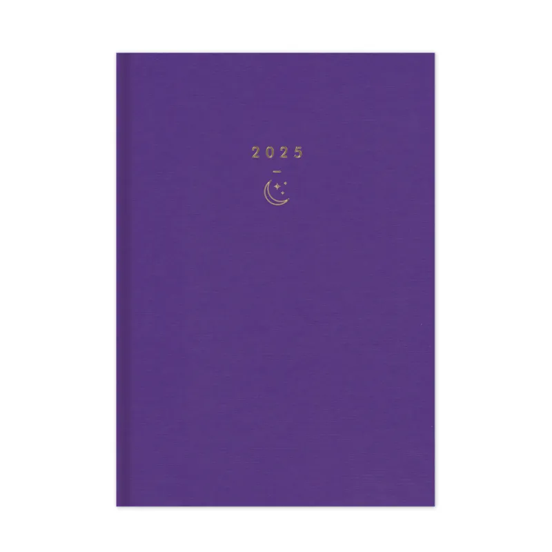 Adbook - Ημερήσιο Ημερολόγιο Vie 2025, Purple 12x17 HM-1205-66