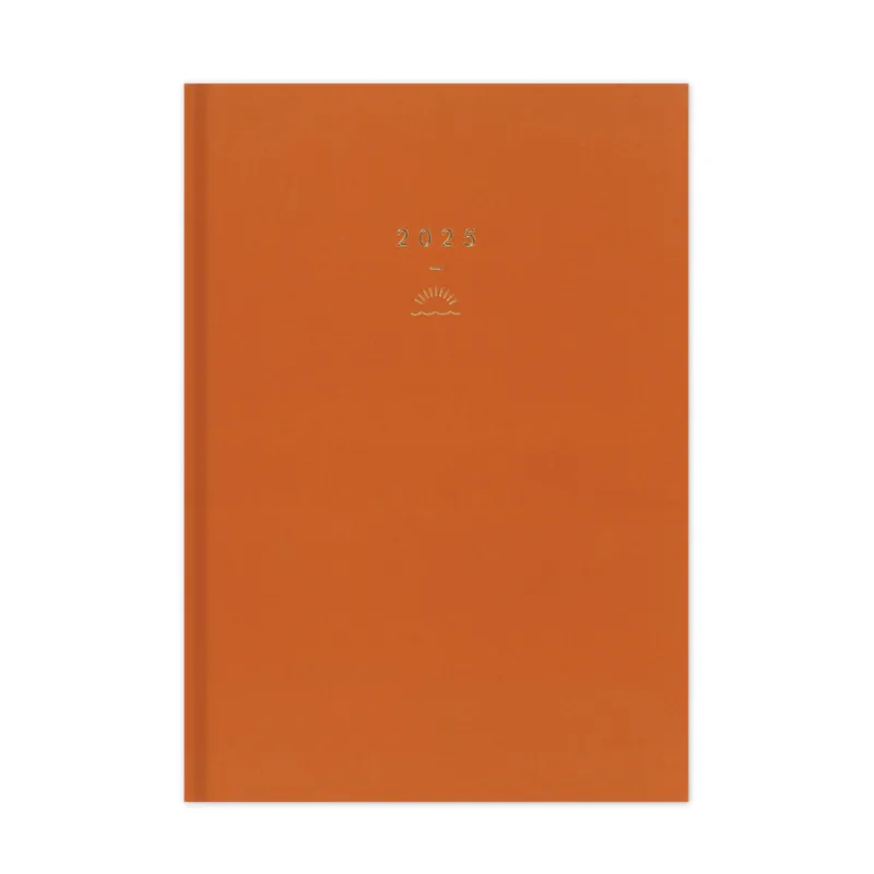 Adbook - Ημερήσιο Ημερολόγιο Vie 2025, Dark Orange 12x17 HM-1205-449
